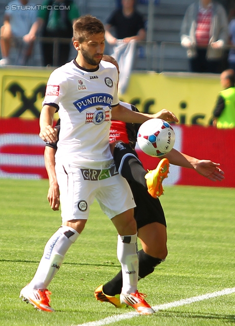 Wacker Innsbruck - Sturm Graz
Oesterreichische Fussball Bundesliga, 1. Runde, FC Wacker Innsbruck - SK Sturm Graz, Tivoli Neu Innsbruck, 21.07.2013. 

Foto zeigt Aleksandar Todorovski (Sturm)
