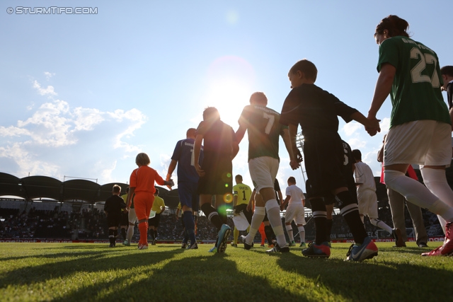 Sturm Graz - Breidablik
UEFA Europa League Qualifikation 2. Runde, SK Sturm Graz -  FC Breidablik Kopavagur, Stadion Liebenau Graz, 25.07.2013. 

Foto zeigt die Mannschaft von Breidablik
