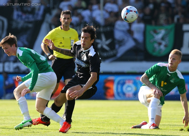 Sturm Graz - Breidablik
UEFA Europa League Qualifikation 2. Runde, SK Sturm Graz -  FC Breidablik Kopavagur, Stadion Liebenau Graz, 25.07.2013. 

Foto zeigt Nikola Vujadinovic (Sturm)
