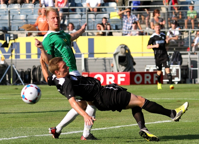 Sturm Graz - Breidablik
UEFA Europa League Qualifikation 2. Runde, SK Sturm Graz -  FC Breidablik Kopavagur, Stadion Liebenau Graz, 25.07.2013. 

Foto zeigt Robert Beric (Sturm)
