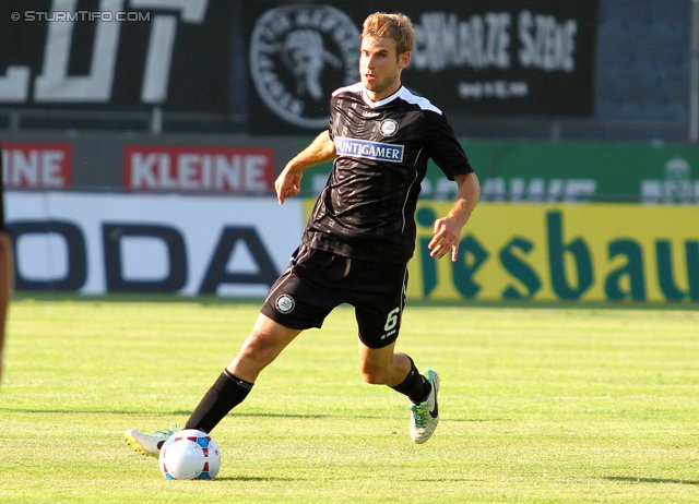 Sturm Graz - Breidablik
UEFA Europa League Qualifikation 2. Runde, SK Sturm Graz -  FC Breidablik Kopavagur, Stadion Liebenau Graz, 25.07.2013. 

Foto zeigt Manuel Weber (Sturm)
