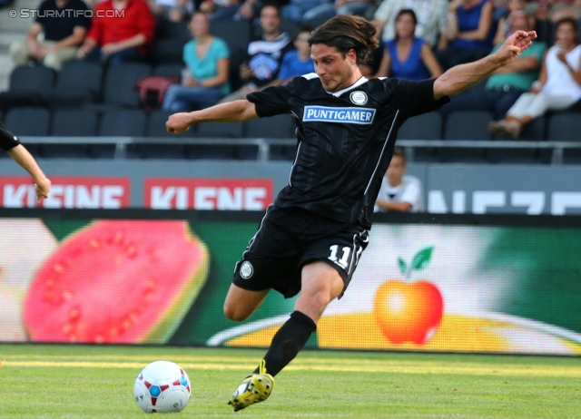 Sturm Graz - Breidablik
UEFA Europa League Qualifikation 2. Runde, SK Sturm Graz -  FC Breidablik Kopavagur, Stadion Liebenau Graz, 25.07.2013. 

Foto zeigt Imre Szabics (Sturm)
