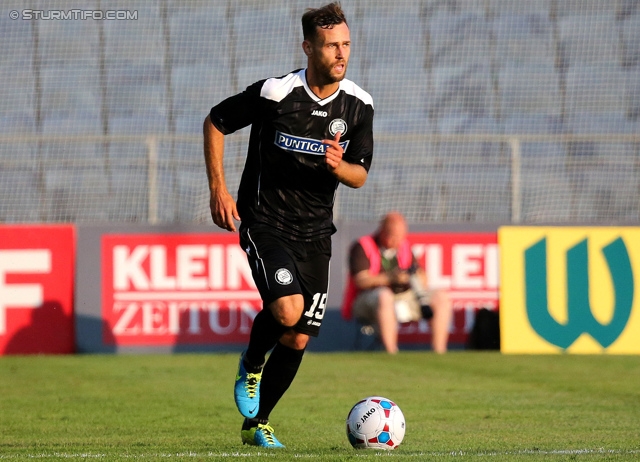 Sturm Graz - Breidablik
UEFA Europa League Qualifikation 2. Runde, SK Sturm Graz -  FC Breidablik Kopavagur, Stadion Liebenau Graz, 25.07.2013. 

Foto zeigt Michael Madl (Sturm)
