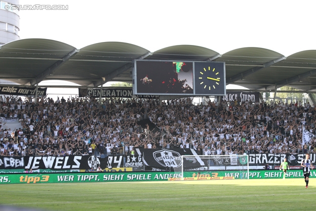 Sturm Graz - Groedig
Oesterreichische Fussball Bundesliga, 2. Runde, SK Sturm Graz - SV Groedig, Stadion Liebenau Graz, 28.07.2013. 

Foto zeigt 
