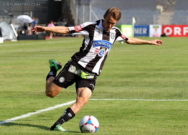 Sturm Graz - Groedig
Oesterreichische Fussball Bundesliga, 2. Runde, SK Sturm Graz - SV Groedig, Stadion Liebenau Graz, 28.07.2013. 

Foto zeigt Andreas Hoelzl (Sturm)
