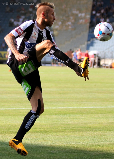 Sturm Graz - Groedig
Oesterreichische Fussball Bundesliga, 2. Runde, SK Sturm Graz - SV Groedig, Stadion Liebenau Graz, 28.07.2013. 

Foto zeigt Patrick Wolf (Sturm)
