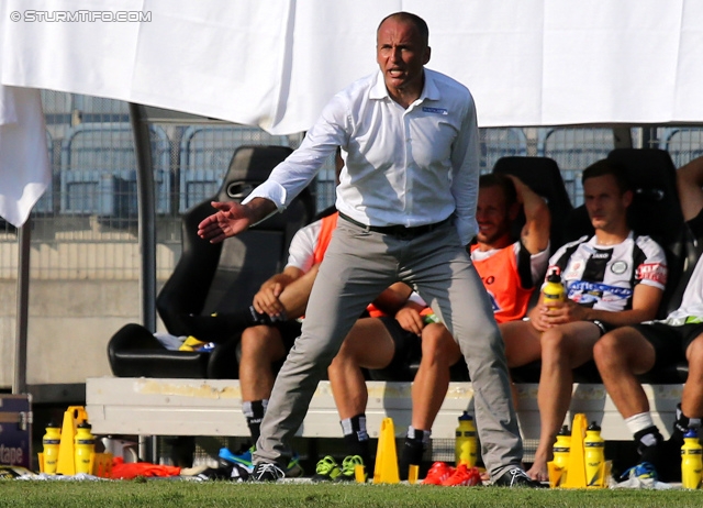 Sturm Graz - Groedig
Oesterreichische Fussball Bundesliga, 2. Runde, SK Sturm Graz - SV Groedig, Stadion Liebenau Graz, 28.07.2013. 

Foto zeigt Darko Milanic (Cheftrainer Sturm)
