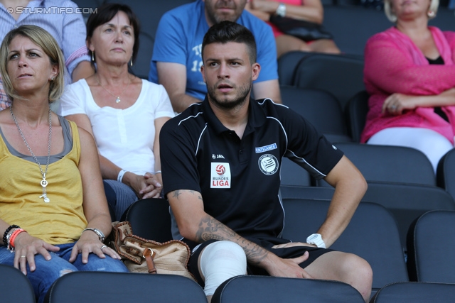 Sturm Graz - Groedig
Oesterreichische Fussball Bundesliga, 2. Runde, SK Sturm Graz - SV Groedig, Stadion Liebenau Graz, 28.07.2013. 

Foto zeigt Marco Djuricin (Sturm)
