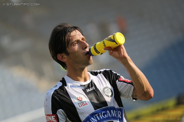 Sturm Graz - Groedig
Oesterreichische Fussball Bundesliga, 2. Runde, SK Sturm Graz - SV Groedig, Stadion Liebenau Graz, 28.07.2013. 

Foto zeigt Nikola Vujadinovic (Sturm)
