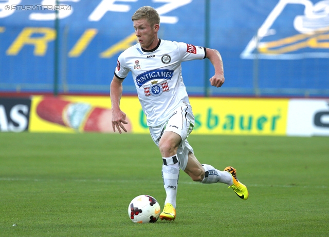 Admira Wacker - Sturm Graz
Oesterreichische Fussball Bundesliga, 4. Runde, FC Admira Wacker Moedling - SK Sturm Graz, Stadion Suedstadt Maria Enzersdorf, 10.08.2013. 

Foto zeigt Florian Kainz (Sturm)
