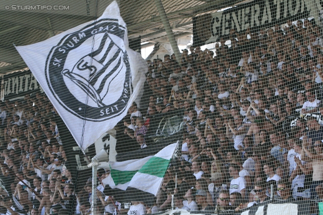 Sturm Graz - Salzburg
Oesterreichische Fussball Bundesliga, 5. Runde, SK Sturm Graz - FC RB Salzburg, Stadion Liebenau Graz, 17.08.2013. 

Foto zeigt Fans von Sturm
