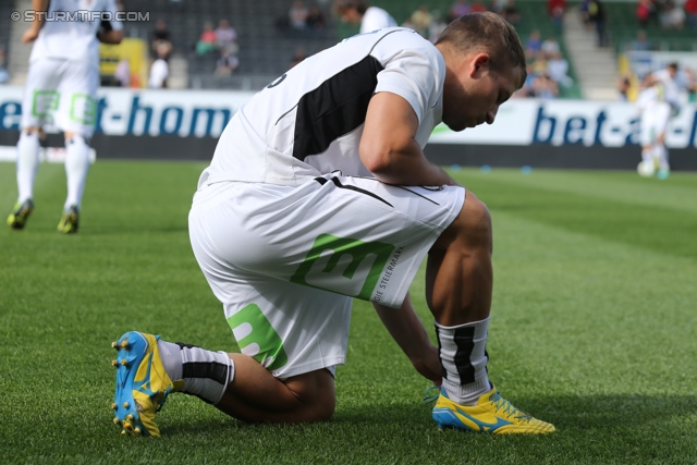 Ried - Sturm Graz
Oesterreichische Fussball Bundesliga, 6. Runde, SV Ried - SK Sturm Graz, Arena Ried, 24.08.2013. 

Foto zeigt Christoph Kroepfl (Sturm)
