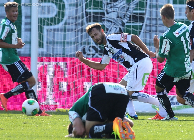 Ried - Sturm Graz
Oesterreichische Fussball Bundesliga, 6. Runde, SV Ried - SK Sturm Graz, Arena Ried, 24.08.2013. 

Foto zeigt Martin Ehrenreich (Sturm)
