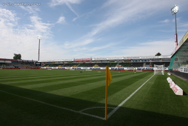 Ried - Sturm Graz
Oesterreichische Fussball Bundesliga, 6. Runde, SV Ried - SK Sturm Graz, Arena Ried, 24.08.2013. 

Foto zeigt eine Innenansicht im Rieder Stadion
