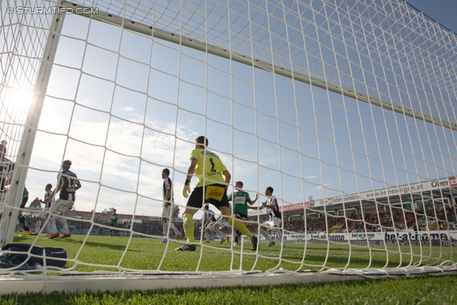 Ried - Sturm Graz
Oesterreichische Fussball Bundesliga, 6. Runde, SV Ried - SK Sturm Graz, Arena Ried, 24.08.2013. 

Foto zeigt Christian Gratzei (Sturm)
