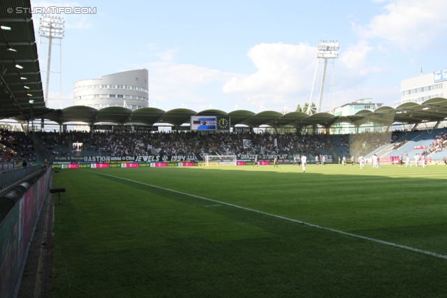 Sturm Graz - Wolfsberg
Oesterreichische Fussball Bundesliga, 7. Runde, SK Sturm Graz - Wolfsberger AC, Stadion Liebenau Graz, 31.08.2013. 

Foto zeigt Fans von Sturm
