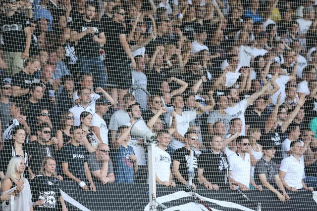 Sturm Graz - Wolfsberg
Oesterreichische Fussball Bundesliga, 7. Runde, SK Sturm Graz - Wolfsberger AC, Stadion Liebenau Graz, 31.08.2013. 

Foto zeigt Fans von Sturm
