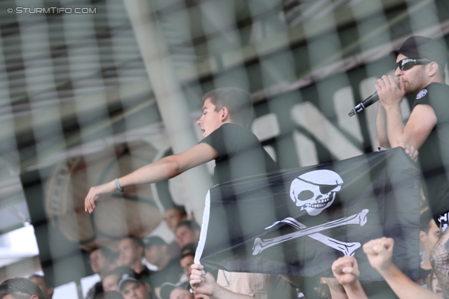 Sturm Graz - Wolfsberg
Oesterreichische Fussball Bundesliga, 7. Runde, SK Sturm Graz - Wolfsberger AC, Stadion Liebenau Graz, 31.08.2013. 

Foto zeigt Fans von Sturm
