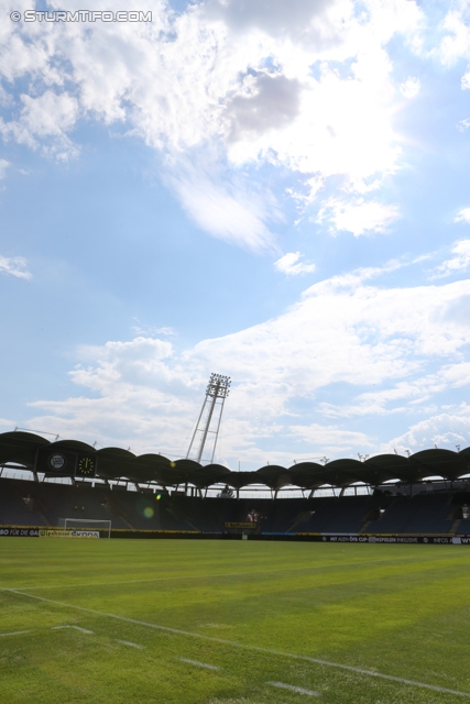 Sturm Graz - Wolfsberg
Oesterreichische Fussball Bundesliga, 7. Runde, SK Sturm Graz - Wolfsberger AC, Stadion Liebenau Graz, 31.08.2013. 

Foto zeigt eine Innenansicht im Stadion Liebenau
