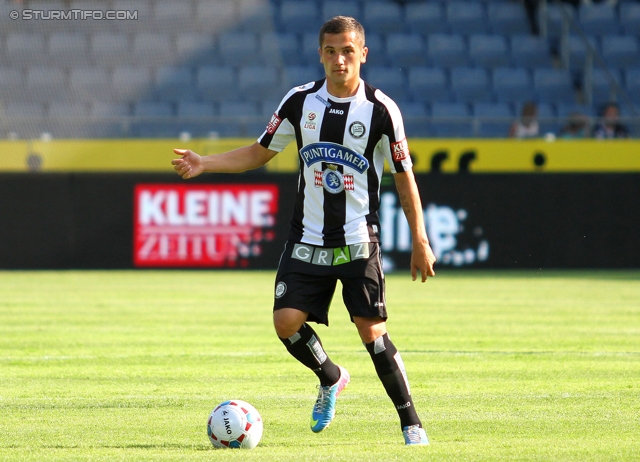 Sturm Graz - Wolfsberg
Oesterreichische Fussball Bundesliga, 7. Runde, SK Sturm Graz - Wolfsberger AC, Stadion Liebenau Graz, 31.08.2013. 

Foto zeigt Anel Hadzic (Sturm)
