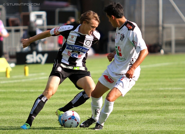 Sturm Graz - Wolfsberg
Oesterreichische Fussball Bundesliga, 7. Runde, SK Sturm Graz - Wolfsberger AC, Stadion Liebenau Graz, 31.08.2013. 

Foto zeigt Andreas Hoelzl (Sturm)
