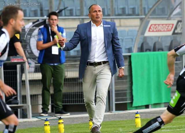 Sturm Graz - Wolfsberg
Oesterreichische Fussball Bundesliga, 7. Runde, SK Sturm Graz - Wolfsberger AC, Stadion Liebenau Graz, 31.08.2013. 

Foto zeigt Darko Milanic (Cheftrainer Sturm)
