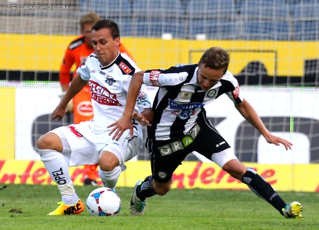 Sturm Graz - Wolfsberg
Oesterreichische Fussball Bundesliga, 7. Runde, SK Sturm Graz - Wolfsberger AC, Stadion Liebenau Graz, 31.08.2013. 

Foto zeigt Daniel Beichler (Sturm)
