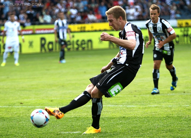 Sturm Graz - Wolfsberg
Oesterreichische Fussball Bundesliga, 7. Runde, SK Sturm Graz - Wolfsberger AC, Stadion Liebenau Graz, 31.08.2013. 

Foto zeigt Robert Beric (Sturm)
Schlüsselwörter: tor