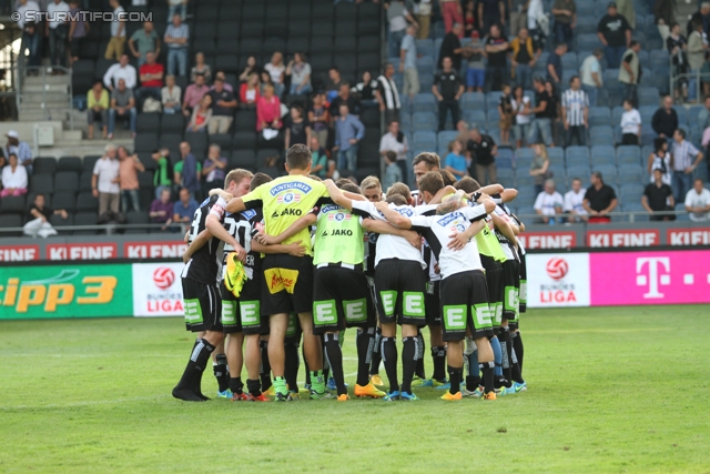 Sturm Graz - Wolfsberg
Oesterreichische Fussball Bundesliga, 7. Runde, SK Sturm Graz - Wolfsberger AC, Stadion Liebenau Graz, 31.08.2013. 

Foto zeigt die Mannschaft von Sturm
