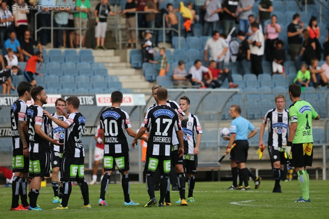 Sturm Graz - Wolfsberg
Oesterreichische Fussball Bundesliga, 7. Runde, SK Sturm Graz - Wolfsberger AC, Stadion Liebenau Graz, 31.08.2013. 

Foto zeigt die Mannschaft von Sturm
