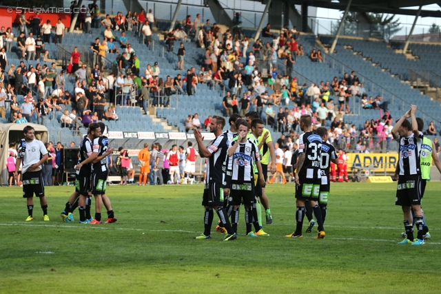 Sturm Graz - Wolfsberg
Oesterreichische Fussball Bundesliga, 7. Runde, SK Sturm Graz - Wolfsberger AC, Stadion Liebenau Graz, 31.08.2013. 

Foto zeigt die Mannschaft von Sturm
