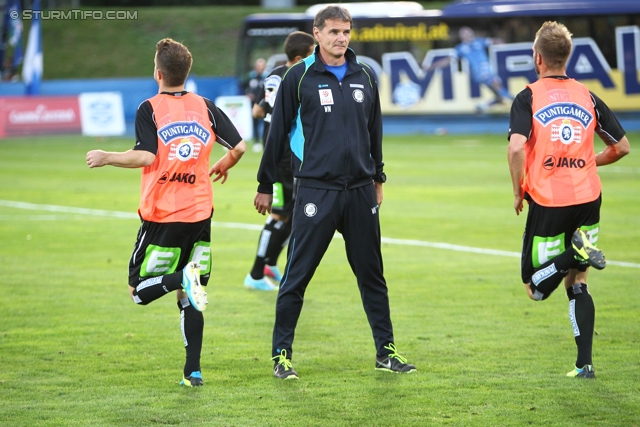 Wiener Neustadt - Sturm Graz
Oesterreichische Fussball Bundesliga, 8. Runde, SC Wiener Neustadt - SK Sturm Graz, Stadion Wiener Neustadt, 14.09.2013. 

Foto zeigt Walter Niederkofler (Konditionstrainer Sturm)
