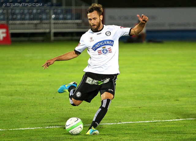 Wiener Neustadt - Sturm Graz
Oesterreichische Fussball Bundesliga, 8. Runde, SC Wiener Neustadt - SK Sturm Graz, Stadion Wiener Neustadt, 14.09.2013. 

Foto zeigt Michael Madl (Sturm)
