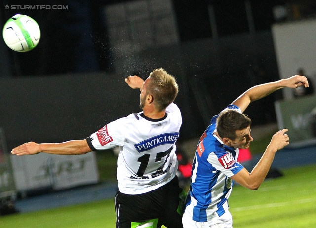 Wiener Neustadt - Sturm Graz
Oesterreichische Fussball Bundesliga, 8. Runde, SC Wiener Neustadt - SK Sturm Graz, Stadion Wiener Neustadt, 14.09.2013. 

Foto zeigt Martin Ehrenreich (Sturm)
