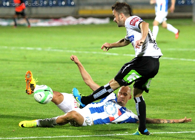 Wiener Neustadt - Sturm Graz
Oesterreichische Fussball Bundesliga, 8. Runde, SC Wiener Neustadt - SK Sturm Graz, Stadion Wiener Neustadt, 14.09.2013. 

Foto zeigt Christian Klem (Sturm)
