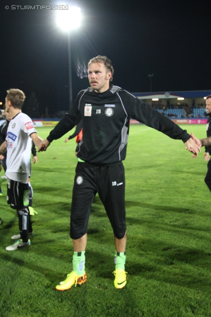 Wiener Neustadt - Sturm Graz
Oesterreichische Fussball Bundesliga, 8. Runde, SC Wiener Neustadt - SK Sturm Graz, Stadion Wiener Neustadt, 14.09.2013. 

Foto zeigt Benedikt Pliquett (Sturm)
