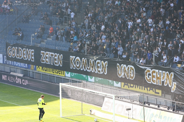 Sturm Graz - Austria Wien
Oesterreichische Fussball Bundesliga, 9. Runde, SK Sturm Graz - FK Austria Wien, Stadion Liebenau Graz, 21.09.2013. 

Foto zeigt Fans von Sturm
