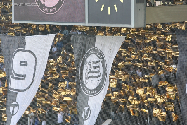 Sturm Graz - Austria Wien
Oesterreichische Fussball Bundesliga, 9. Runde, SK Sturm Graz - FK Austria Wien, Stadion Liebenau Graz, 21.09.2013. 

Foto zeigt Fans von Sturm
