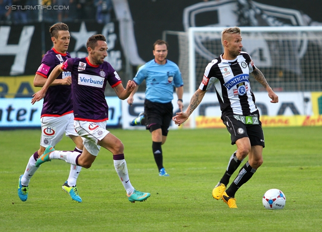 Sturm Graz - Austria Wien
Oesterreichische Fussball Bundesliga, 9. Runde, SK Sturm Graz - FK Austria Wien, Stadion Liebenau Graz, 21.09.2013. 

Foto zeigt Patrick Wolf (Sturm)
