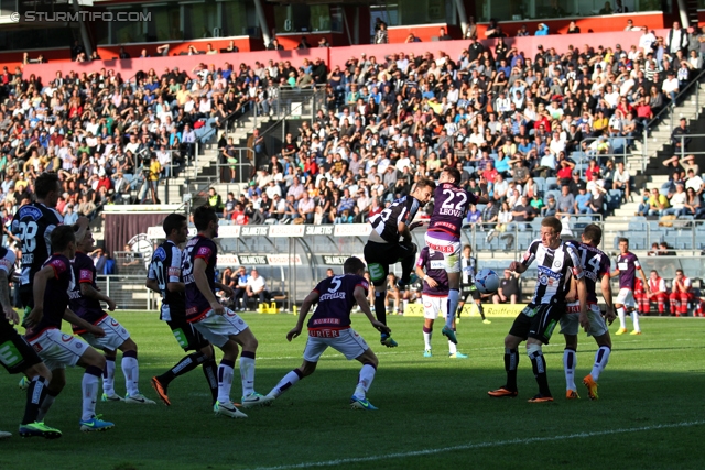 Sturm Graz - Austria Wien
Oesterreichische Fussball Bundesliga, 9. Runde, SK Sturm Graz - FK Austria Wien, Stadion Liebenau Graz, 21.09.2013. 

Foto zeigt Daniel Beichler (Sturm), Anel Hadzic (Sturm), Michael Madl (Sturm) und Robert Beric (Sturm)
