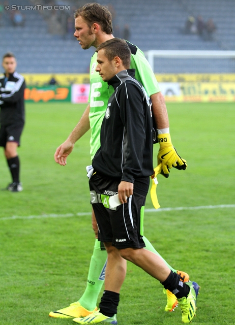 Sturm Graz - Austria Wien
Oesterreichische Fussball Bundesliga, 9. Runde, SK Sturm Graz - FK Austria Wien, Stadion Liebenau Graz, 21.09.2013. 

Foto zeigt Benedikt Pliquett (Sturm)
