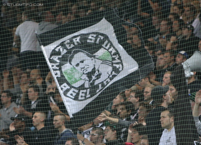 Sturm Graz - Wiener Neustadt
OEFB Cup, 2. Runde, SK Sturm Graz - SC Wiener Neustadt, Stadion Liebenau Graz, 25.09.2013. 

Foto zeigt Fans von Sturm
