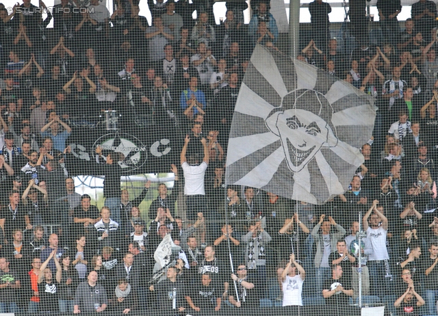 Sturm Graz - Wiener Neustadt
OEFB Cup, 2. Runde, SK Sturm Graz - SC Wiener Neustadt, Stadion Liebenau Graz, 25.09.2013. 

Foto zeigt Fans von Sturm
