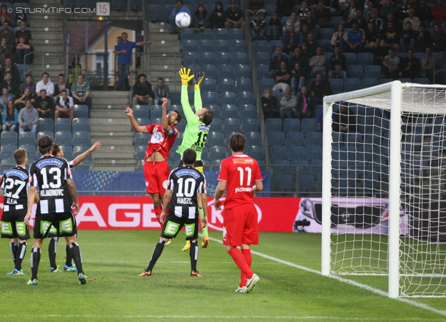 Sturm Graz - Wiener Neustadt
OEFB Cup, 2. Runde, SK Sturm Graz - SC Wiener Neustadt, Stadion Liebenau Graz, 25.09.2013. 

Foto zeigt Christian Klem (Sturm), Nikola Vujadinovic (Sturm), Anel Hadzic (Sturm), Peter Hlinka (Wr. Neustadt), Benedikt Pliquett (Sturm), Anel Hadzic (Sturm) und Thomas Pichlmann (Wr. Neustadt)
