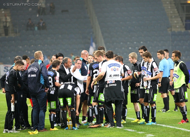 Sturm Graz - Wiener Neustadt
OEFB Cup, 2. Runde, SK Sturm Graz - SC Wiener Neustadt, Stadion Liebenau Graz, 25.09.2013. 

Foto zeigt die Mannschaft von Sturm
