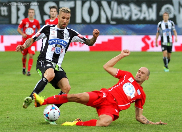 Sturm Graz - Wiener Neustadt
OEFB Cup, 2. Runde, SK Sturm Graz - SC Wiener Neustadt, Stadion Liebenau Graz, 25.09.2013. 

Foto zeigt Patrick Wolf (Sturm)
