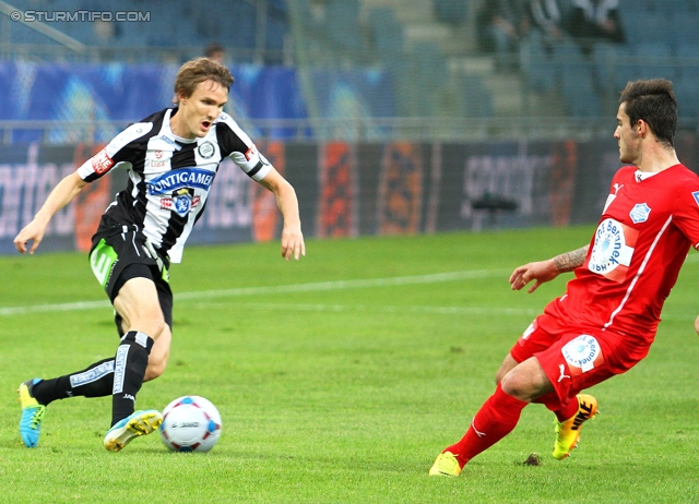 Sturm Graz - Wiener Neustadt
OEFB Cup, 2. Runde, SK Sturm Graz - SC Wiener Neustadt, Stadion Liebenau Graz, 25.09.2013. 

Foto zeigt Andreas Hoelzl (Sturm)
