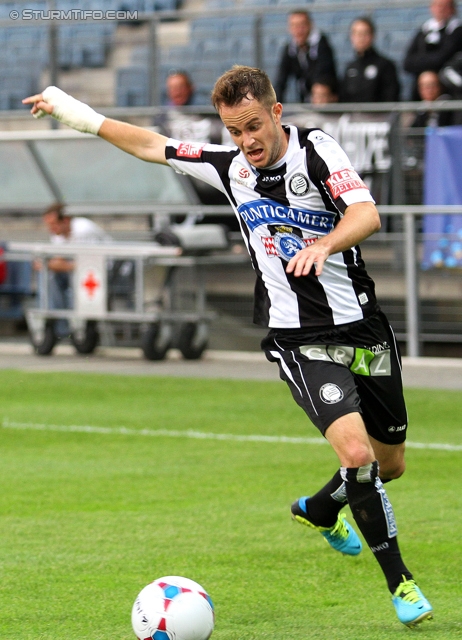 Sturm Graz - Wiener Neustadt
OEFB Cup, 2. Runde, SK Sturm Graz - SC Wiener Neustadt, Stadion Liebenau Graz, 25.09.2013. 

Foto zeigt Christian Klem (Sturm)
