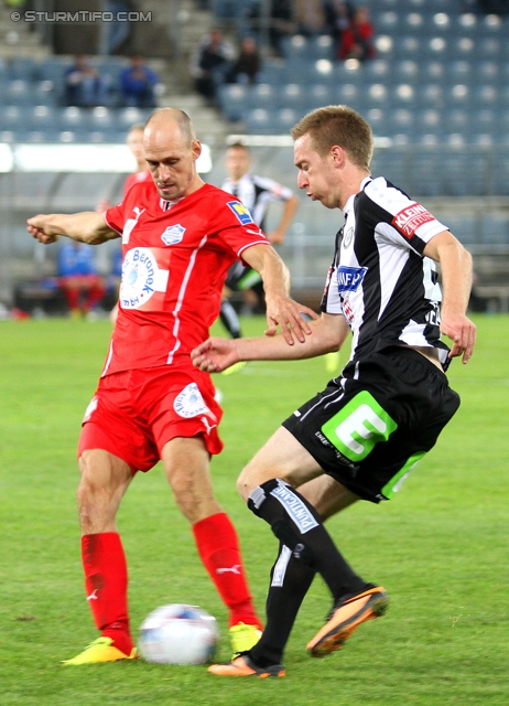 Sturm Graz - Wiener Neustadt
OEFB Cup, 2. Runde, SK Sturm Graz - SC Wiener Neustadt, Stadion Liebenau Graz, 25.09.2013. 

Foto zeigt Robert Beric (Sturm)
