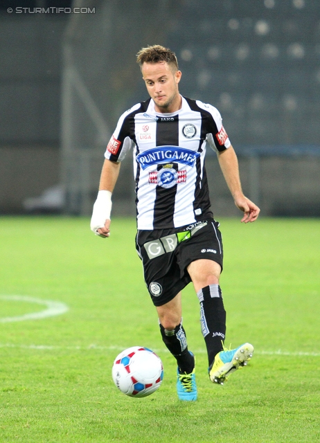 Sturm Graz - Wiener Neustadt
OEFB Cup, 2. Runde, SK Sturm Graz - SC Wiener Neustadt, Stadion Liebenau Graz, 25.09.2013. 

Foto zeigt Christian Klem (Sturm)
